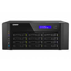 QNAP QAI-h1290FX-7302P-128G (AMD EPYC, 128GB ECC RAM, 12x 2,5" U.2, 2x M.2 NVMe, 2x 2,5Gb, 2x 25Gb)