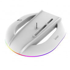 iPega P5S035SA Vertikální Stojan (2xUSB-A) s RGB pro PS5 Slim/PS5 Pro White iPega P5S035SA Vertikální Stojan (2xUSB-A) s RGB pro PS5 Slim/PS5 Pro White