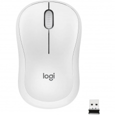 myš Logitech Wireless Mouse M220 silent white