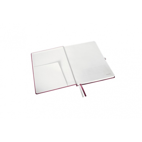 LEITZ Zápisník  STYLE A4, tvrdé desky, linkovaný, granátově červená