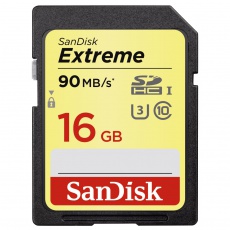 SanDisk Extreme SDHC 16GB 90MB/s V30 UHS-I U3 SanDisk Extreme SDHC 16GB 90MB/s V30 UHS-I U3