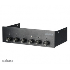 AKASA kontrolní panel 6 ventilátorů AKASA kontrolní panel 6 ventilátorů