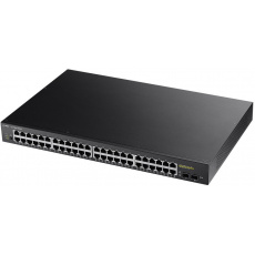 Zyxel GS1900-48HP v2, 48-port GbE L2 Smart Switch, 170 Watt rackmount