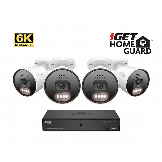 iGET HGNVK88604 - Kamerový MegaHD 6K PoE SMART set, 8CH NVR + 4xIP 6K kamera, zvuk, AI detekce iGET HGNVK88604 - Kamerový MegaHD 6K PoE SMART set, 8CH NVR + 4xIP 6K kamera, zvuk, AI detekce