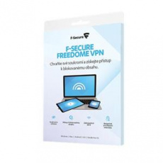 F-Secure Freedome VPN - 3 instalace na 1 rok, CZ - elektronicky F-Secure Freedome VPN - 3 instalace na 1 rok, CZ - elektronicky
