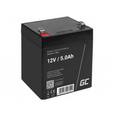 Green Cell AGM VRLA 12V 5Ah maintenance-free battery for the alarm system, cash register, toys Green Cell AGM VRLA 12V 5Ah maintenance-free battery for the alarm system, cash register, toys