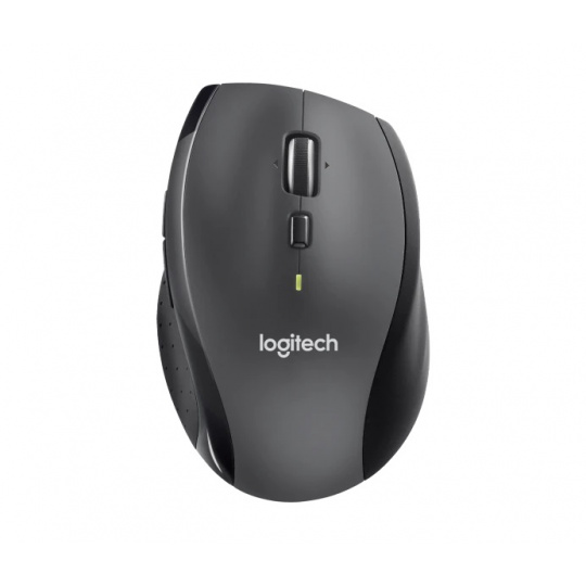 myš Logitech Wireless Mouse M705 Marathon, přijímač unifying, 7 tlačítek, až 1000dpi, šedá