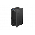 19" VOLNĚ STOJÍCÍ RACKOVÁ SKŘÍŇ 27U/600X800 (FLAT PACK) SE SÍŤOVÝMI DVEŘMI LCD ČERNÁ LANBERG V2