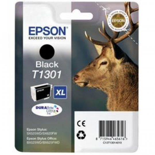 EPSON cartridge T1301 black (jelen)