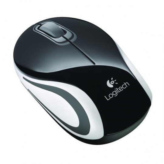 myš Logitech Mini Wireless Mouse M187, nano USB, černá