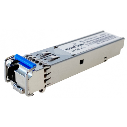 MaxLink 1.25G SFP optický modul, WDM(BiDi), SM, Tx 1310/Rx1550nm, 3km, průmyslový -40C+85C, 1xLC,DDM