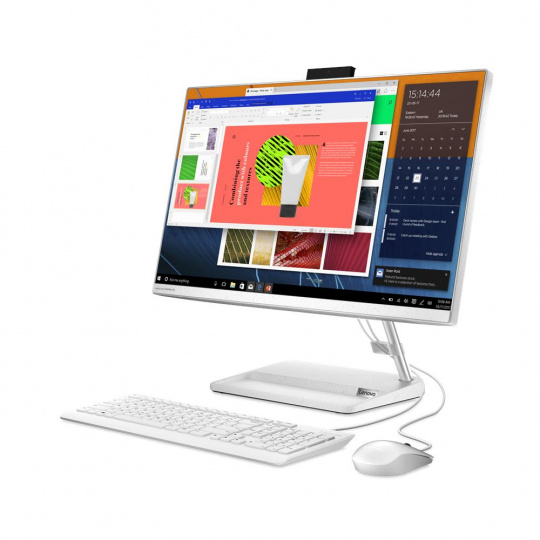 Lenovo IdeaCentre/AIO 3 24ALC6/23,8"/FHD/R5-7430U/16GB/1TB/AMD int/W11H/Bílá/2R