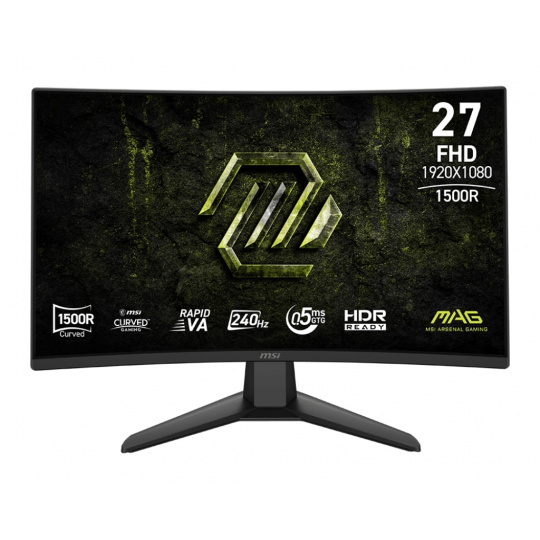 MSI MAG/274CF X24/27"/VA/FHD/240Hz/0,5ms/Černá/3R