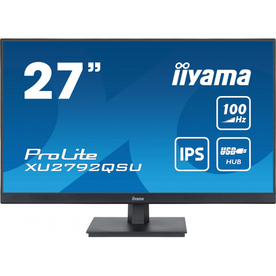 iiyama ProLite/XU2792QSU-B6/27"/IPS/QHD/100Hz/0,4ms/Black/3R