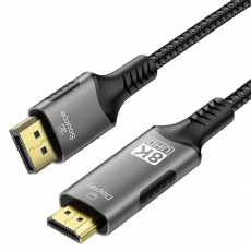 PremiumCord DP 1.4 na HDMI 2.1 kabel, 2m PremiumCord DP 1.4 na HDMI 2.1 kabel, 2m