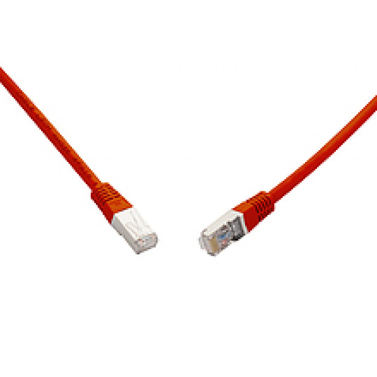 SOLARIX 10G patchkabel CAT6A SFTP LSOH 3m,červený
