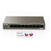 Tenda TEG1109P-8-102W PoE AT switch 8x PoE 802.3af/at + 1x Uplink, 9x 1 Gb/s, PoE+ 102W,fanless