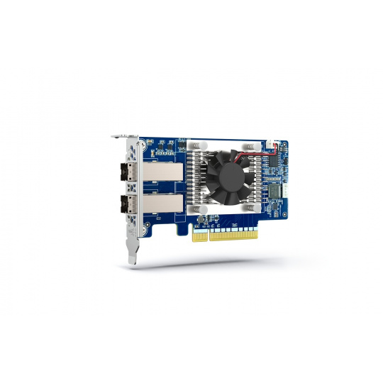 QNAP 2-port miniSAS HD host bus adapter, Broadcom Aero SAS3808, PCIe 4.0 x 8 for TL SAS JBOD series