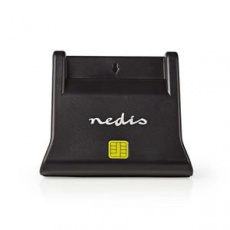 Nedis CRDRU2SM3BK - Smartcard reader | USB 2.0 | Desktop model | Black Nedis CRDRU2SM3BK - Smartcard reader | USB 2.0 | Desktop model | Black