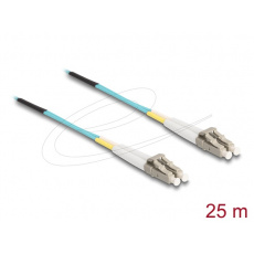 Delock Optický kabel LC Duplex na LC Duplex, multimód, OM3, 25 m Delock Optický kabel LC Duplex na LC Duplex, multimód, OM3, 25 m