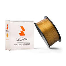 3DW - ABS filament 1,75mm zlatá, 0,5 kg, tisk 220-250°C