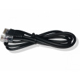 Kabel RJ45 12V pro pokl. zásuvku a pokl. Euro 50/EFox, 1,1 m, čern