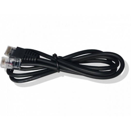 Kabel RJ45 12V pro pokl. zásuvku a pokl. Euro 50/EFox, 1,1 m, čern