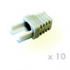 DATACOM Manžetka pro plug RJ45 šedá (10ks) DATACOM Manžetka pro plug RJ45 šedá (10ks)