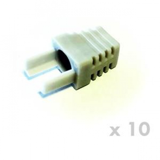 DATACOM Manžetka pro plug RJ45  šedá  (10ks)