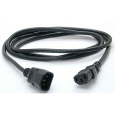 PremiumCord Prodlužovací kabel 230V/10A, konektory IEC 320 C13 -> IEC 320 C14, 3m