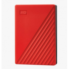 WD My Passport/4TB/HDD/Externí/2.5"/Červená/3R