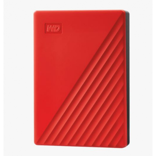 WD My Passport/4TB/HDD/Externí/2.5"/Červená/3R