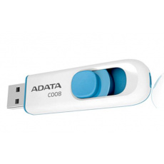 16GB USB ADATA C008  bílo/modrá (potisk)