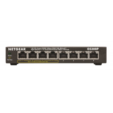 NETGEAR 8 Port Gigabit Ethernet Unmanaged Switch with 4-Port PoE, GS308P NETGEAR 8 Port Gigabit Ethernet Unmanaged Switch with 4-Port PoE, GS308P