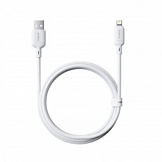 Baseus Rychlonabíjecí kabel Silky USB/Lightning 1m 2.4A bílý Baseus Rychlonabíjecí kabel Silky USB/Lightning 1m 2.4A bílý