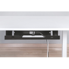 DIGITUS Lišta pro vedení kabelů pod stolem, černá