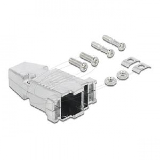 Delock Kryt pro konektor D-Sub 9, kovový