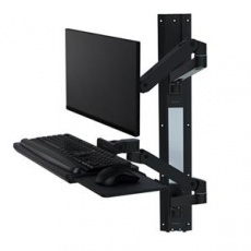 ERGOTRON LX Pro Wall Mount System, nástěnný systém ramen, monitor, klávesnice,myš, černá ERGOTRON LX Pro Wall Mount System, nástěnný systém ramen, monitor, klávesnice,myš, černá