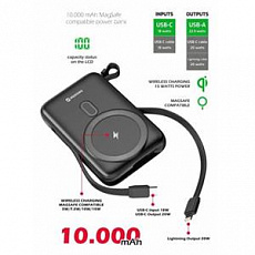 SWISSTEN POWER BANK 10000 mAh PD 20W S INTEGROVANÝMI KABELY USB-C A LIGHTNING (kompatibilní s MagSafe) SWISSTEN POWER BANK 10000 mAh PD 20W S INTEGROVANÝMI KABELY USB-C A LIGHTNING (kompatibilní s MagSafe)