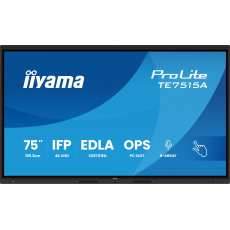 75" iiyama TE7515A-B1AG:IPS,4K,EDLA,NFC 75" iiyama TE7515A-B1AG:IPS,4K,EDLA,NFC