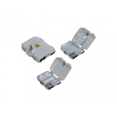FTTH Box malý, 8xSC, LC, E2000, plast, IP65 FTTH Box malý, 8xSC, LC, E2000, plast, IP65