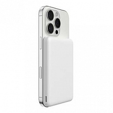 Belkin BOOST CHARGE Qi2 Magnetická Bezdrátová PowerBanka, 5000mAh, slim, bílá