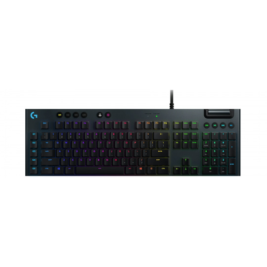 Logitech G815 RGB/Drátová USB/US-Layout/Černá