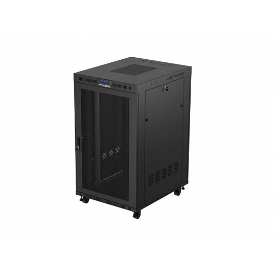 19" VOLNĚ STOJÍCÍ RACKOVÁ SKŘÍŇ 27U 800X1000 ČERNÝ LCD S PERFOROVANÝMI DVEŘMI LANBERG (FLAT PACK) V2 19" VOLNĚ STOJÍCÍ RACKOVÁ SKŘÍŇ 27U 800X1000 ČERNÝ LCD S PERFOROVANÝMI DVEŘMI LANBERG (FLAT PACK) V2