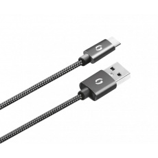 ALIGATOR PREMIUM 2A kabel, USB-C, černý