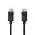 Nedis CCGL37010BK20 - Displayport kabel | DisplayPort Zástrčka | DisplayPort Zástrčka | 4K@60Hz |  2.00 m | Černá