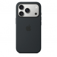 iPhone 17 Pro Silicone Case with MS – Black iPhone 17 Pro Silicone Case with MS – Black