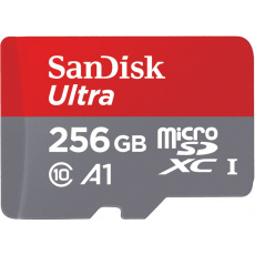 SanDisk Ultra/micro SDHC/256GB/150MBps/UHS-I U1 / Class 10/+ Adaptér