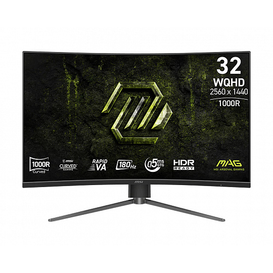 MSI MAG/325CQPF E18/31,5"/VA/QHD/180Hz/0,5ms/Černá/3R MSI MAG/325CQPF E18/31,5"/VA/QHD/180Hz/0,5ms/Černá/3R