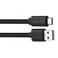 AVACOM datový a nabíjecí kabel USB - USB Type-C, 100cm, černá